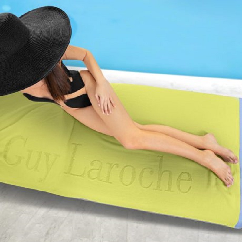Guy Laroche Double Lime Πετσέτα Θαλάσσης 90x180