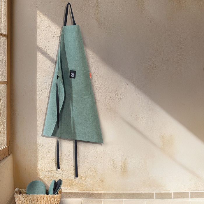 Nef-Nef Homeware Ποδιά Κουζίνας Loryn Green 60x86cm - Image 3